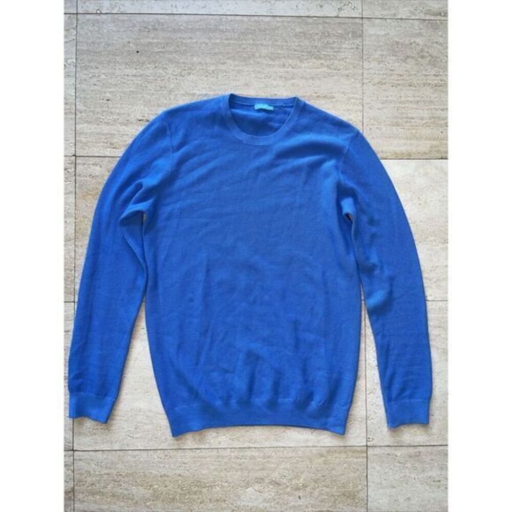 J MCLAUGHLIN‎ Knit Blue Sweater Mens Size S Long Sleeve